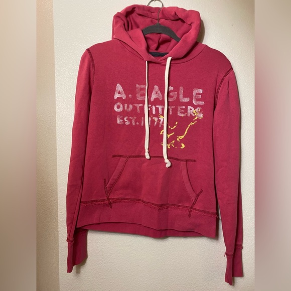 American Eagle Hooded Sweatshirt - Picture 2 of 8